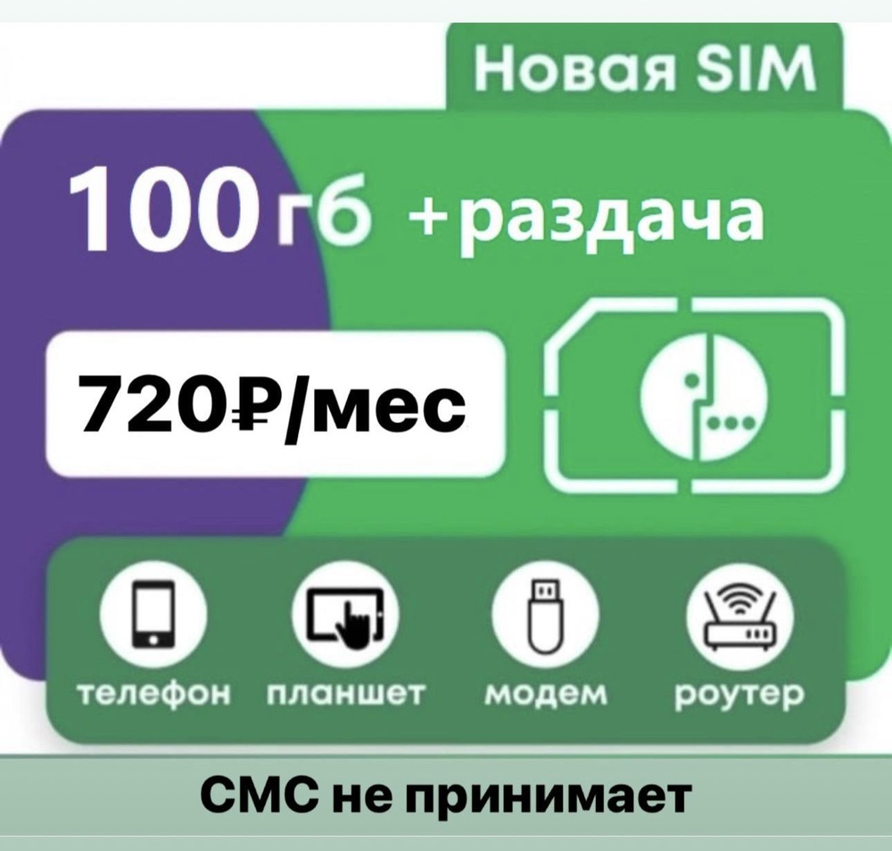 SIM-карта мега (Вся Россия) - купить с доставкой по выгодным ценам в  интернет-магазине OZON (611124746)