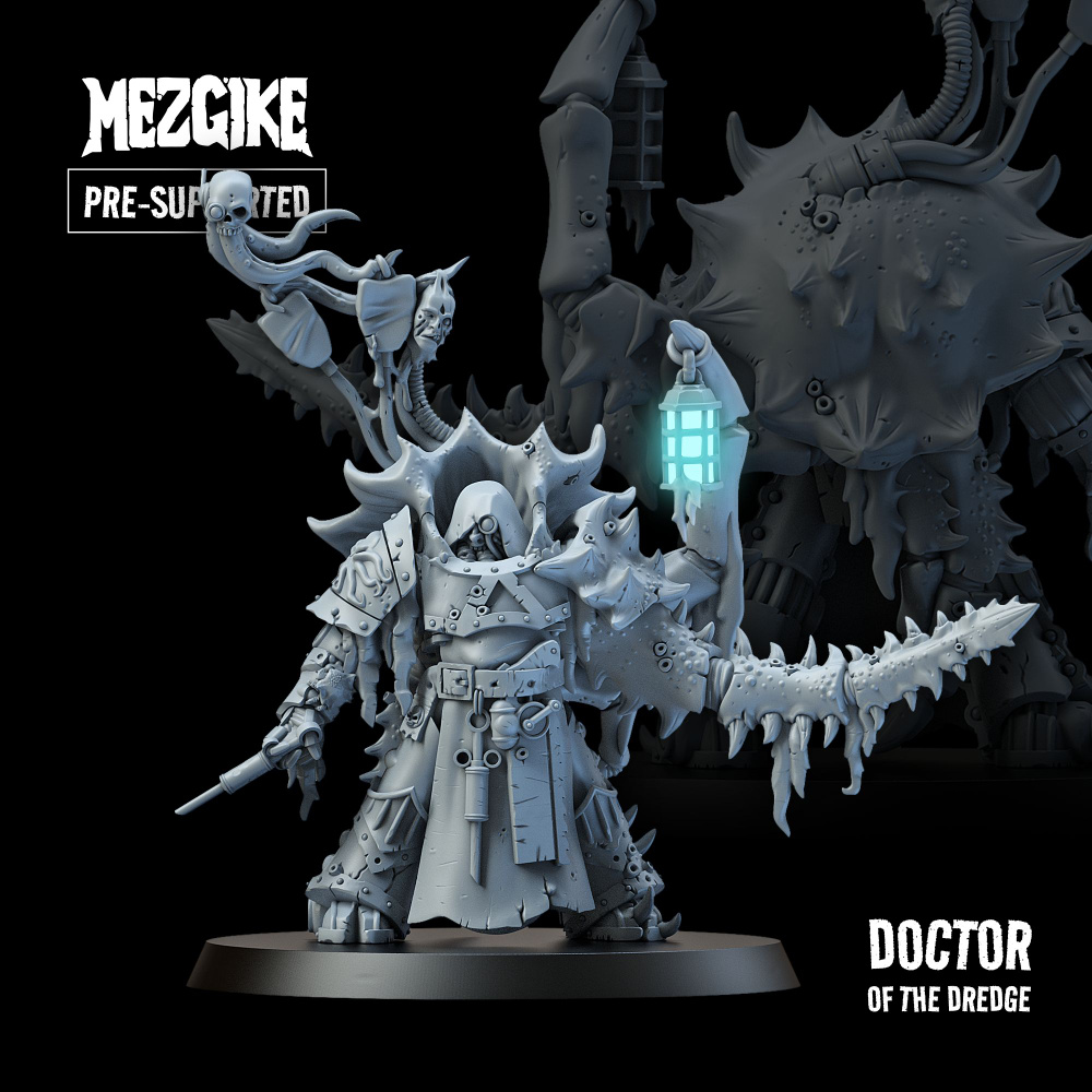 Миниатюра Wh40k DnD Death Guard / Гвардия Смерти: Doctor of the dredge ...