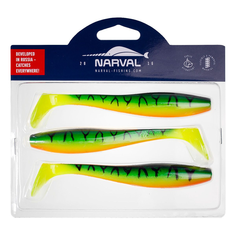 Мягкие приманки Narval Choppy Tail 14cm #006-Mat Tiger - купить по ...
