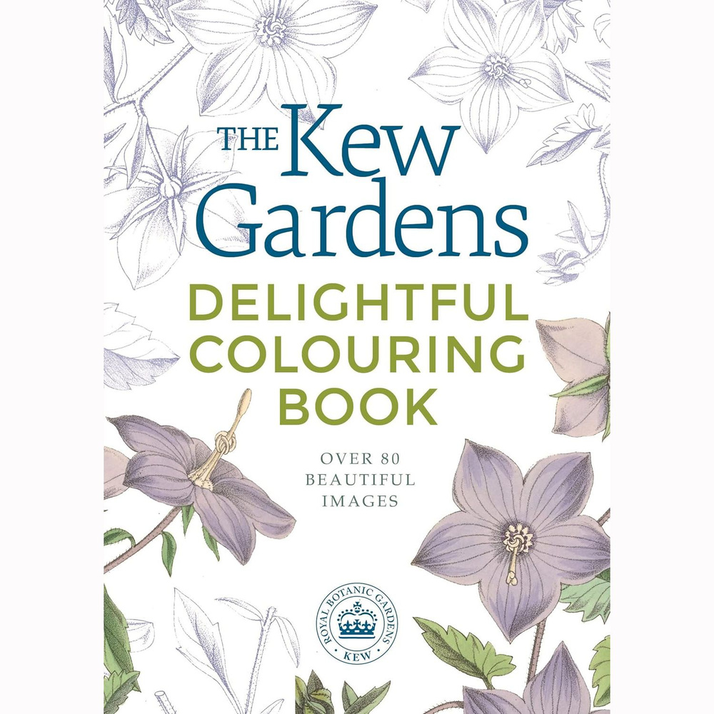 Книга-раскраска The Kew Gardens Delightful Colouring Book - купить с ...
