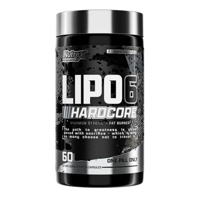 ЖИРОСЖИГАТЕЛЬ NUTREX LIPO-6 HARDCORE, 60 капсул из США, доставка почтой  #1