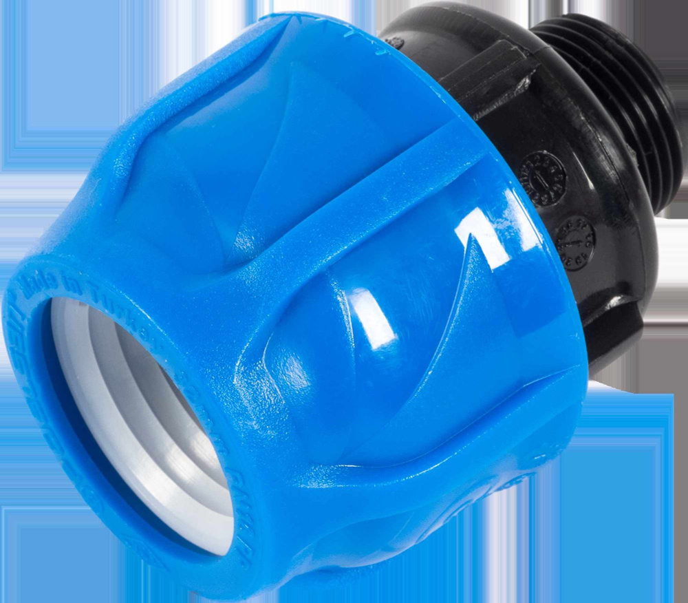 Муфта переходная ПНД ТПК-АКВА 3/4"х32 мм наружная резьба - купить по ...