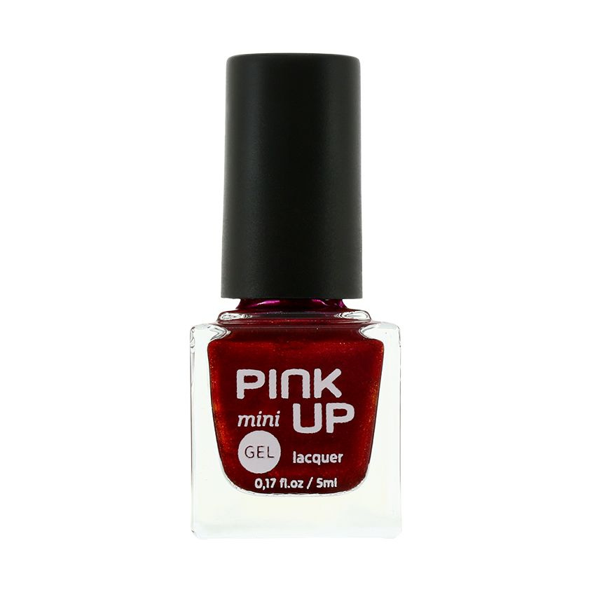 Лак для ногтей PINK UP MINI GEL с эффектом геля тон 83 5 мл #1