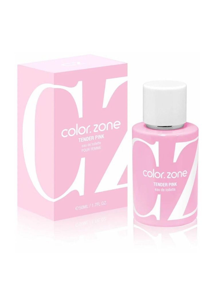 UNIQUE PARFUM Туалетная вода Color.Zone Tender Pink 50 мл #1