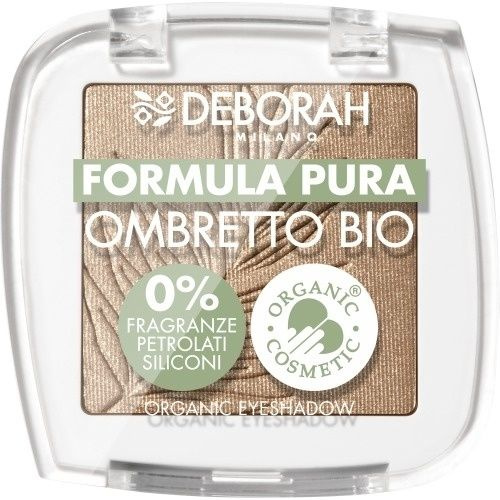 Тени для век DEBORAH Formula pura ombretto bio, тон 08 каштаново-коричневый, 2,5 г (MFV001223)  #1