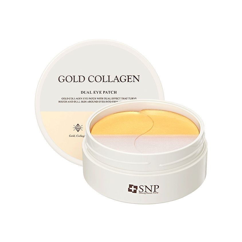 SNP Патчи для глаз двойные с золотом и коллагеном Gold Collagen 60 шт.  #1