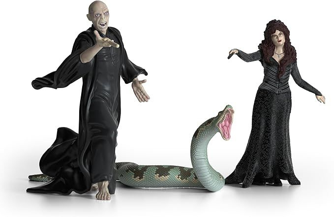 Фигурки Schleich Harry Potter - Лорд Волан-де-Морт, змея Нагини и Беллатриса Лестрейндж - Шляйх Гарри #1