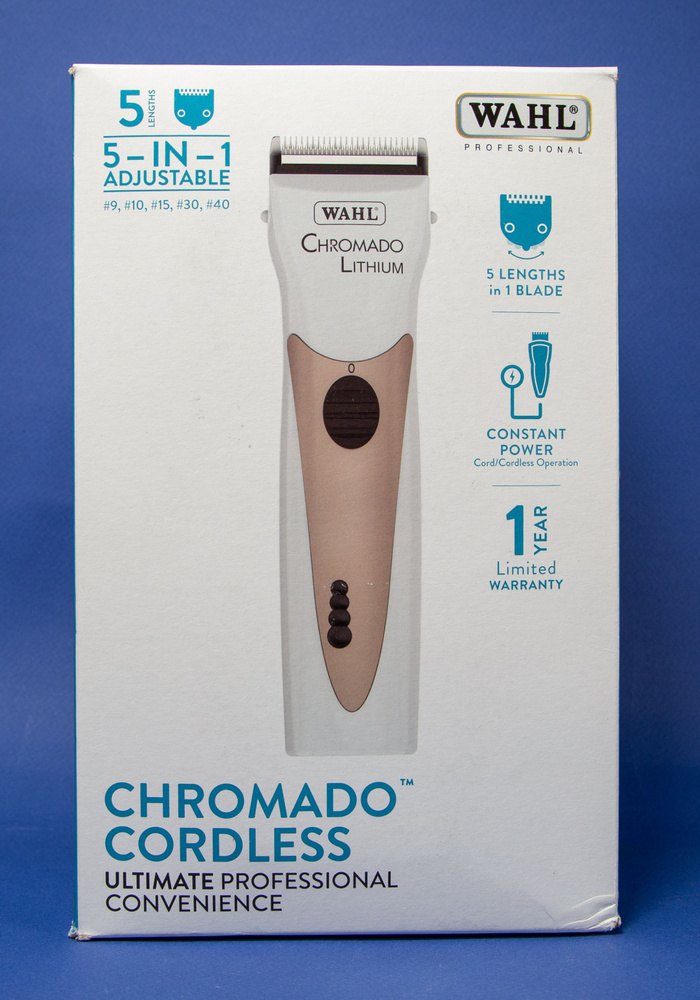 Машинка для стрижки Wahl Chromado Lithium Cordless, White & Rose Gold #1