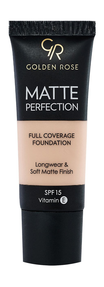 GOLDEN ROSE Крем тональный для лица Matte Perfection Full Coverage Foundation С1, 35 мл  #1