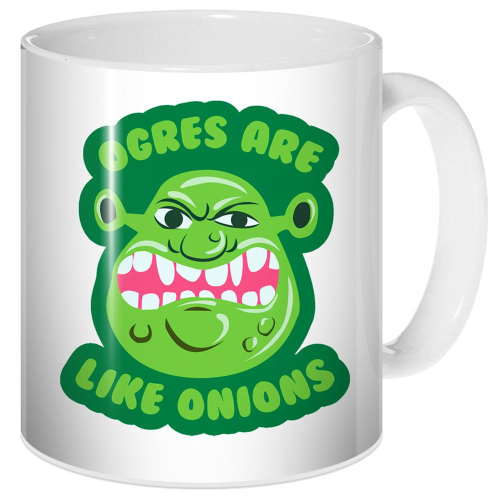 Кружка Ogres are like onions #1