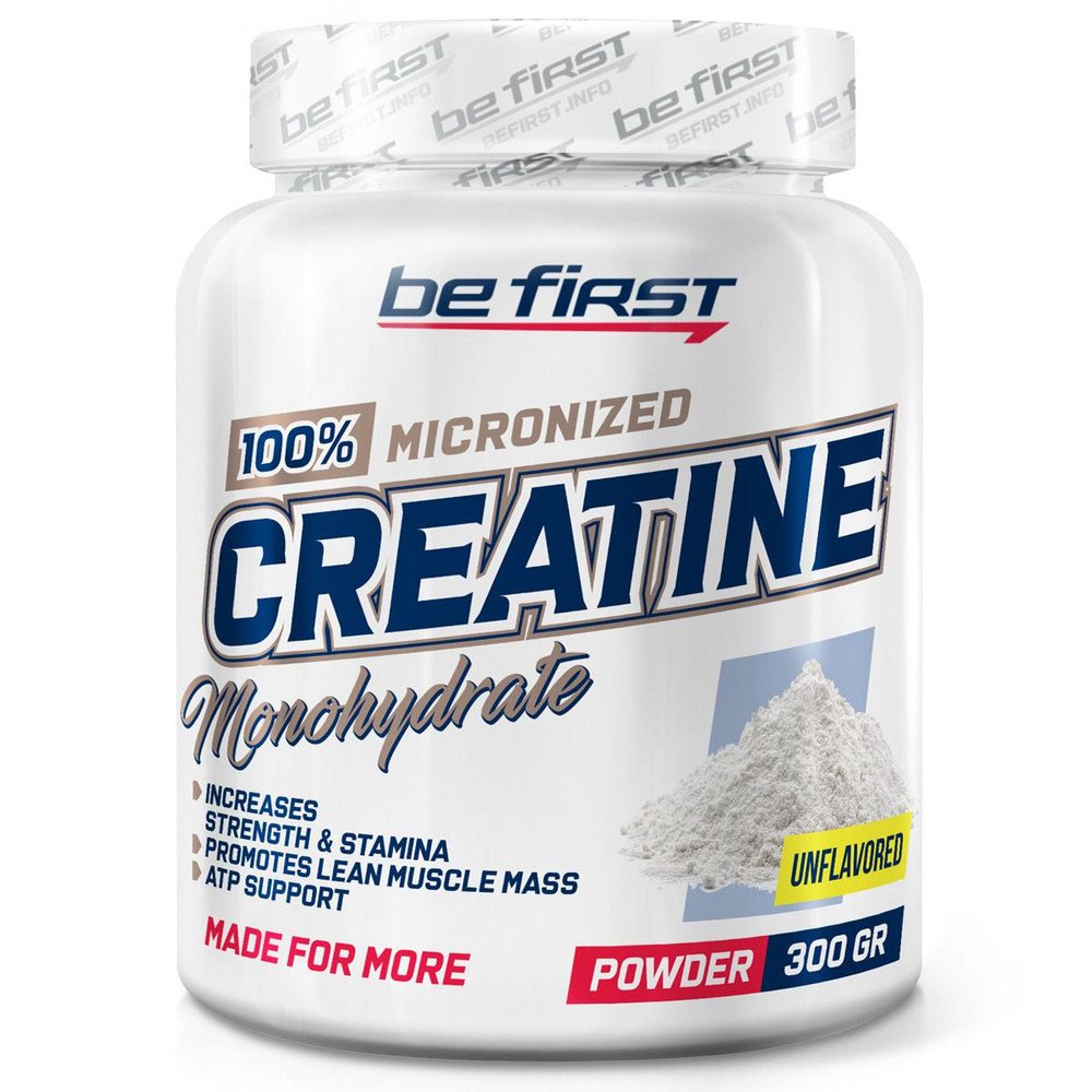 Креатин моногидрат порошок Be First Creatine Powder Monohydrate Micronized 300 гр, без вкуса  #1