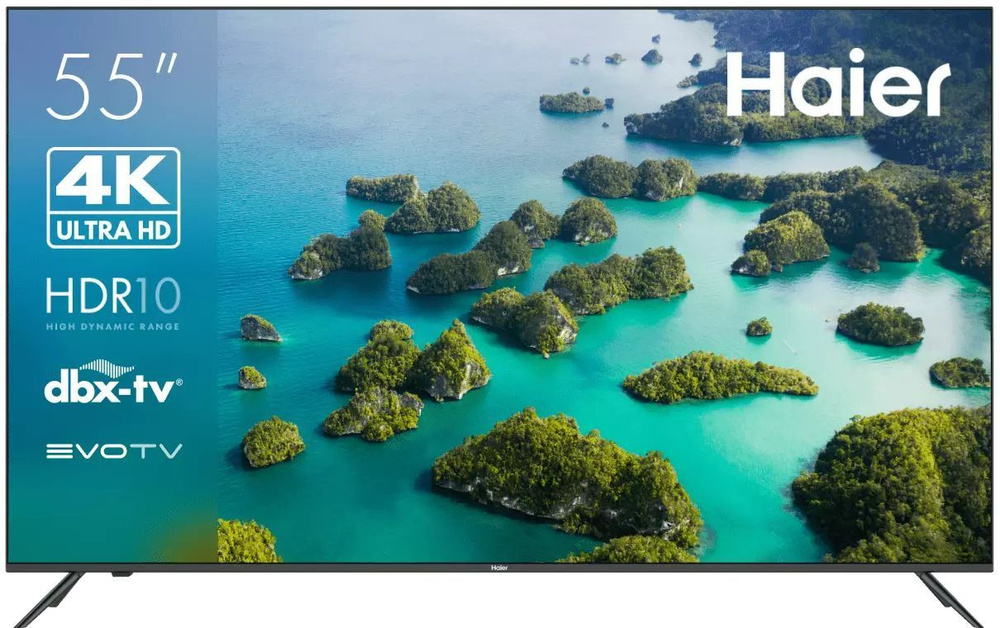 Haier Телевизор DH1VMGD02RU 55" 4K UHD, черный #1