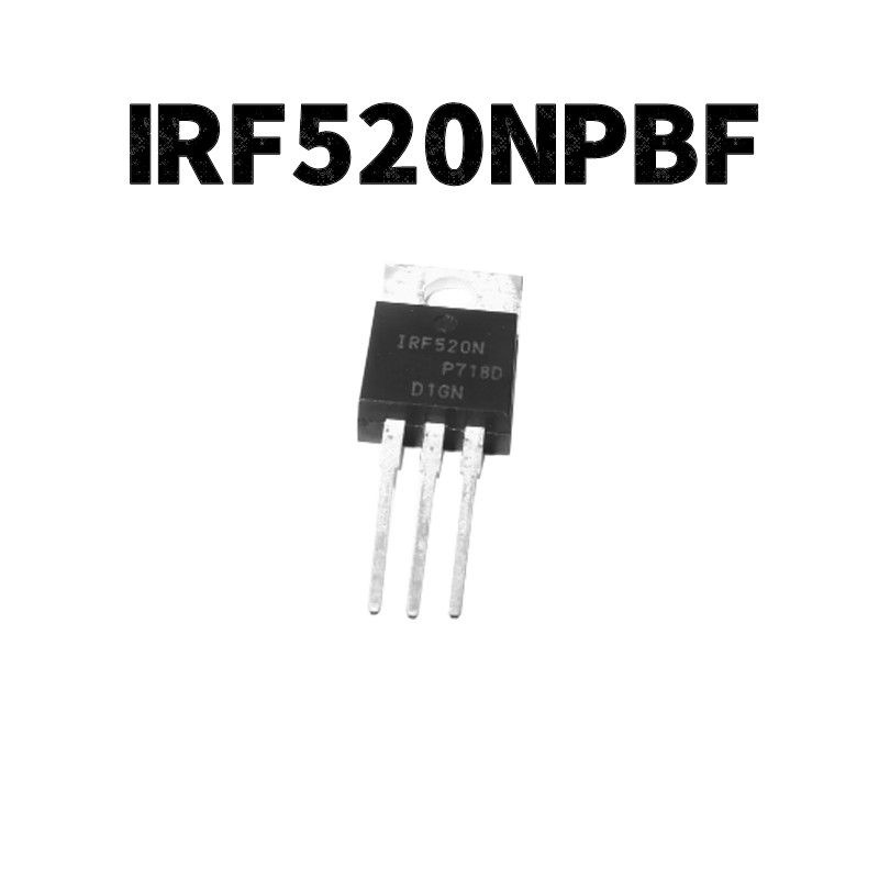 10шт IRF520NPBF IRF520N TO220 Трубка с полевым эффектом Совершенно новый оригинал  #1