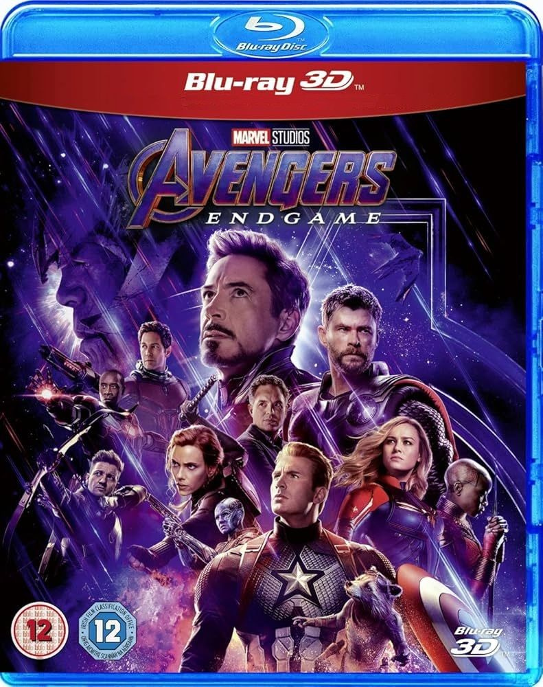 3D Мстители: Финал (2019) Киновселенная MARVEL Blu-ray (блю рей) #1