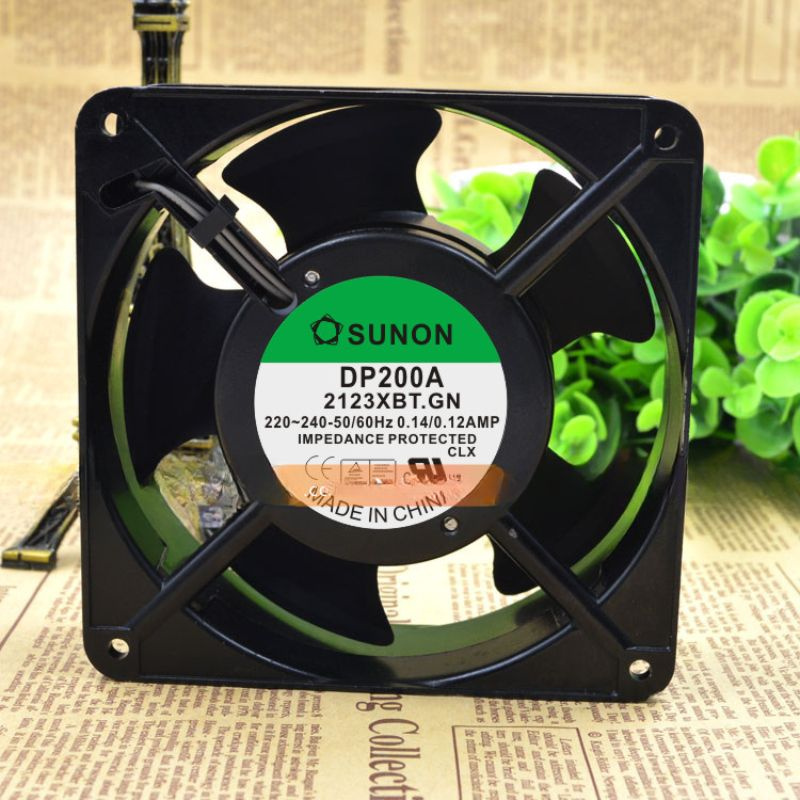 SUNON DP200A 2123XBT.GN 120*120*38MM AC220V 0.14A Цельнометаллический Вентилятор Переменного Тока  #1