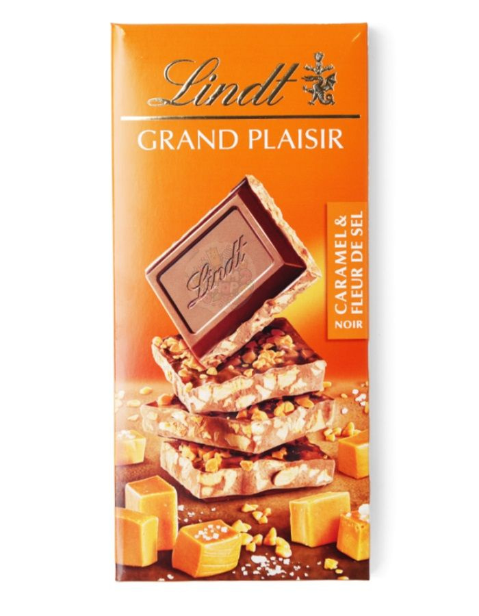 Шоколад темный Lindt Grand Plaisir соленая карамель 150 г, Швейцария  #1