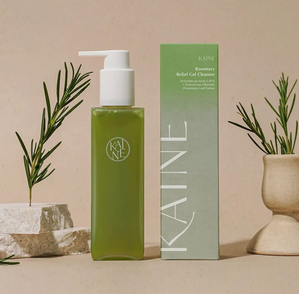 Веганский гель для умывания против акне с розмарином Kaine Rosemary Relief Gel Cleanser  #1