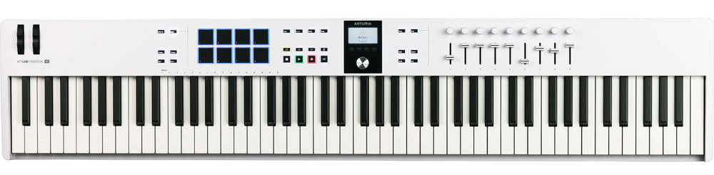 Arturia KeyLab Essential 88 MK3 White клавишная MIDI клавиатура, белая #1