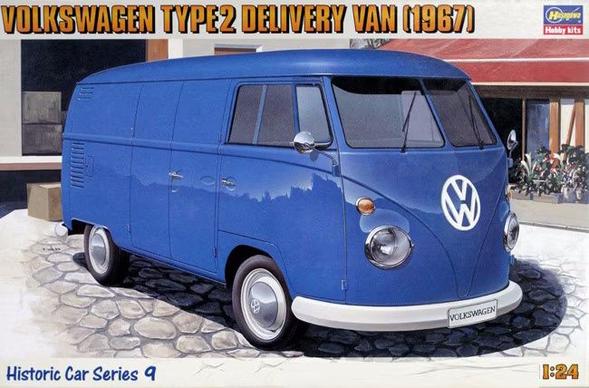 Сборная модель автомобиля VW DELIVERY VAN 1967 (1/24) 21209 Hasegawa H-HC9 #1