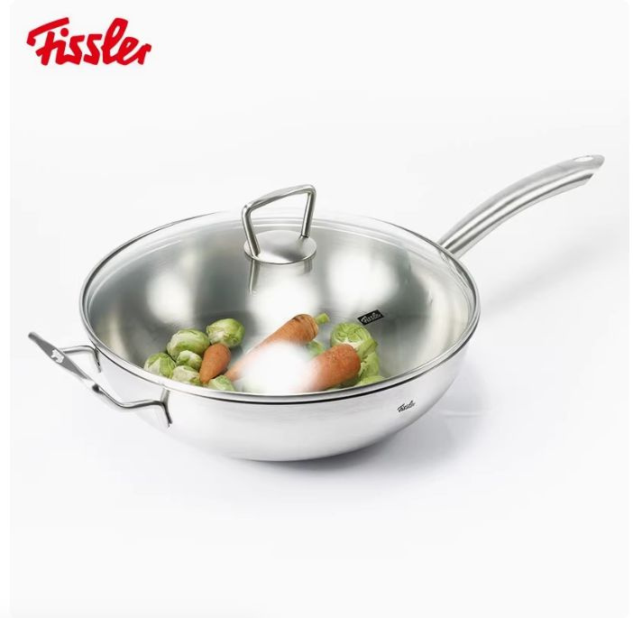 Fissler Вок Fissler, 30 см, с крышкой, с фиксированной ручкой #1