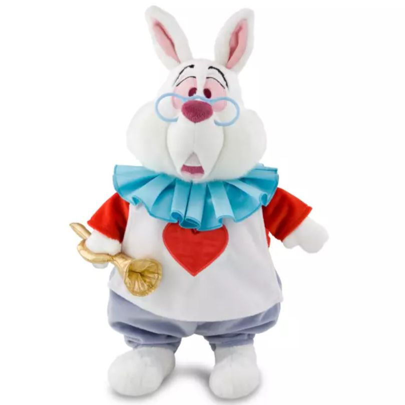 Мягкая игрушка Белый Кролик Дисней Алиса в стране чудес (White Rabbit Medium Soft Toy, Alice in Wonderland) #1