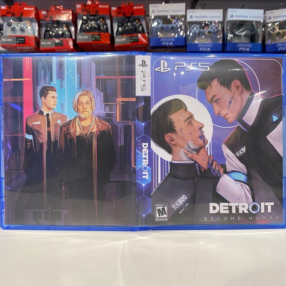 Игра "Detroit: Become Human" PS5 - Кастомная обложка для диска купить ...