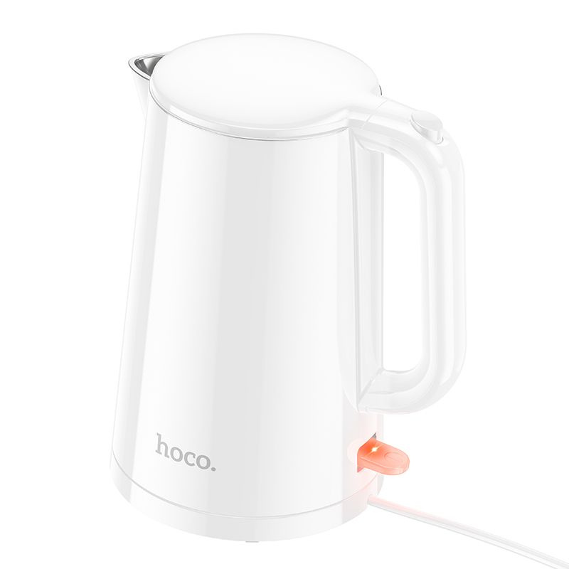 Электрический чайник HOCO HE11 Electric Kettle, 1.7 литра, 1500-1800W, белый  #1