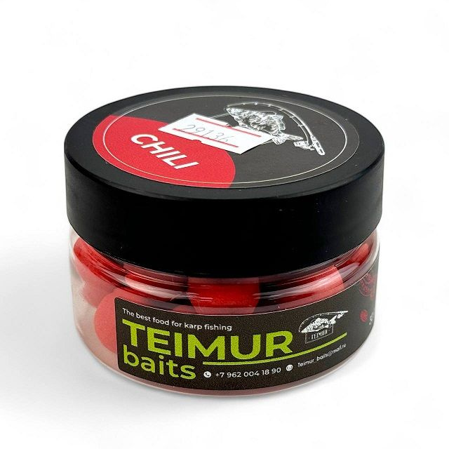 Бойлы плавающие POP-UP TEIMUR baits Чили 15 мм 170 гр #1