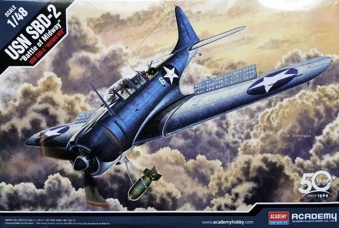 12335 Academy Самолет SBD-2 Dauntless 'Battle of Midway' 1/48 #1