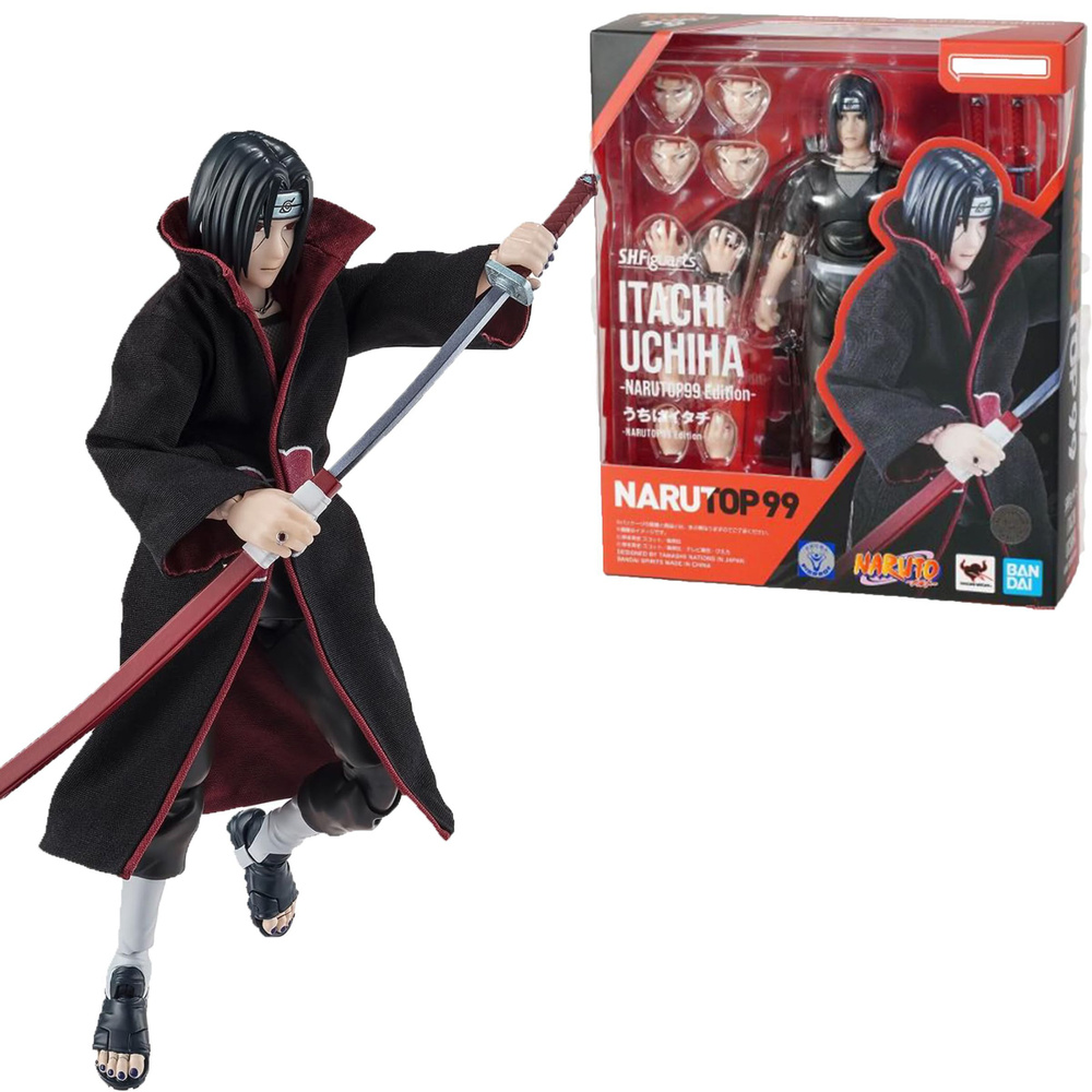 Экшн Фигурка Bandai S.H.FIGUARTS Naruto - Itachi Uchiha, Narutop99, SHF ...
