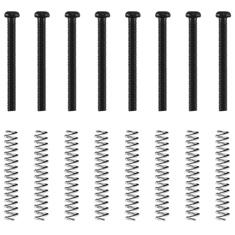 8 шт. M3x30MM электрогитара хамбакер звукосниматель регулировка высоты винт и пружины -  #1