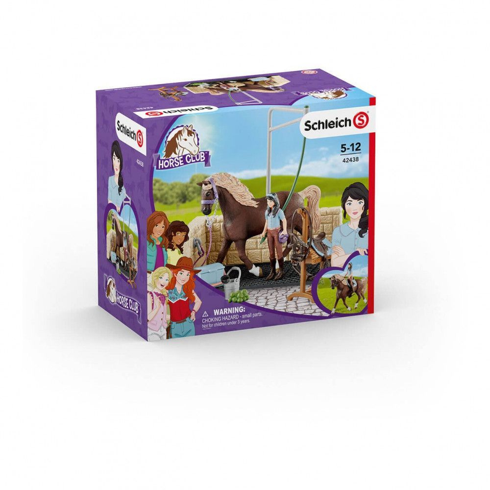 Набор Schleich Мойка для лошадей с Эмили и Луной 42438 #1