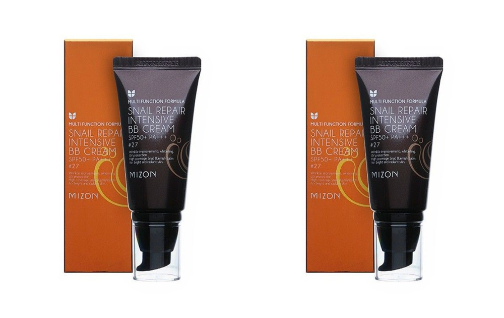 Mizon BB-крем для лица Snail Repair Intensive BB Cream, тон 27, с экстрактом муцина улитки, 50 мл, 2 #1