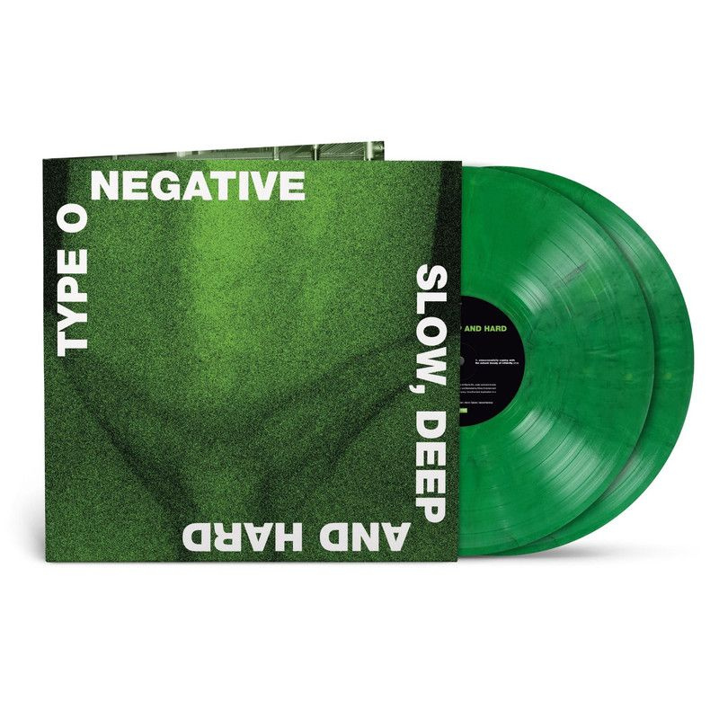 Винил 2024 TYPE O NEGATIVE, Slow Deep And Hard, 2LP, Green & Black Marbled, Новая запечатанная пластинка #1