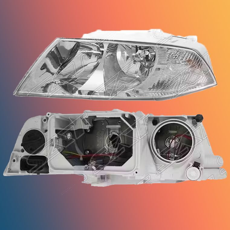 Фара Skoda Octavia 04-09 (Слева/ Галоген/ Ручная регулировка)