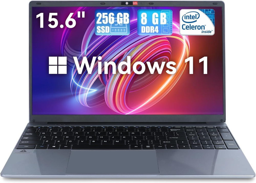 15,6-дюймовый ноутбук C-S156 , 1366 * 768 IPS дисплей, процессоры Intel Celeron N5095, 8GB DDR4 256GB #1