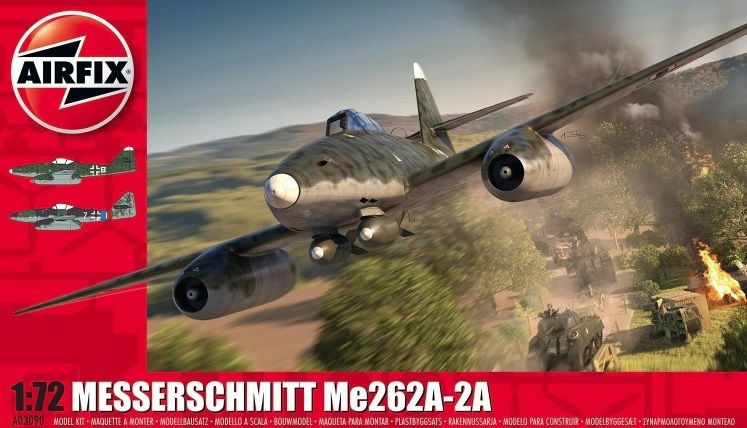 Сборная модель 1/72 Messerschmitt Me-262A-2A (Airfix) #1