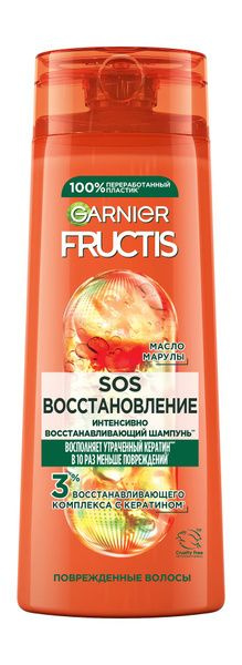 Гарнье / Garnier Fructis - Шампунь укрепляющий для поврежденных волос SOS Восстановление 250 мл  #1