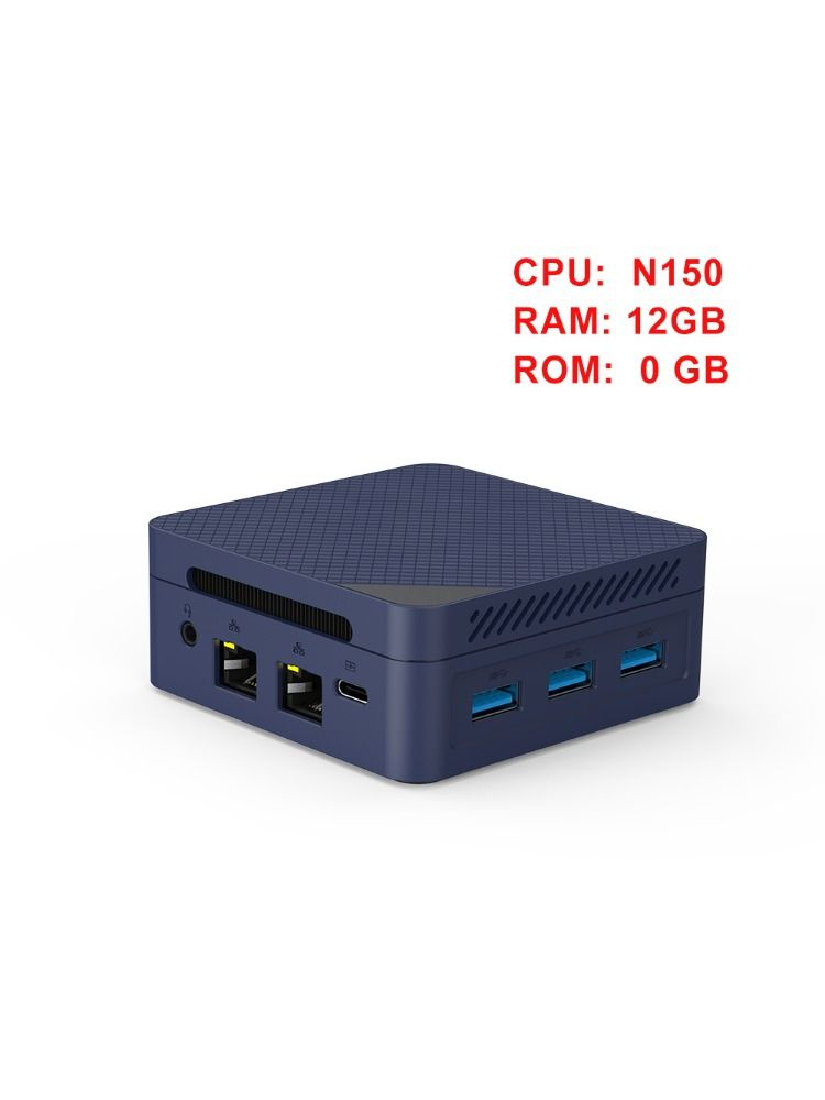 Мини-ПК (Intel N150, RAM 12 ГБ, Intel UHD Graphics, Windows 11 Pro