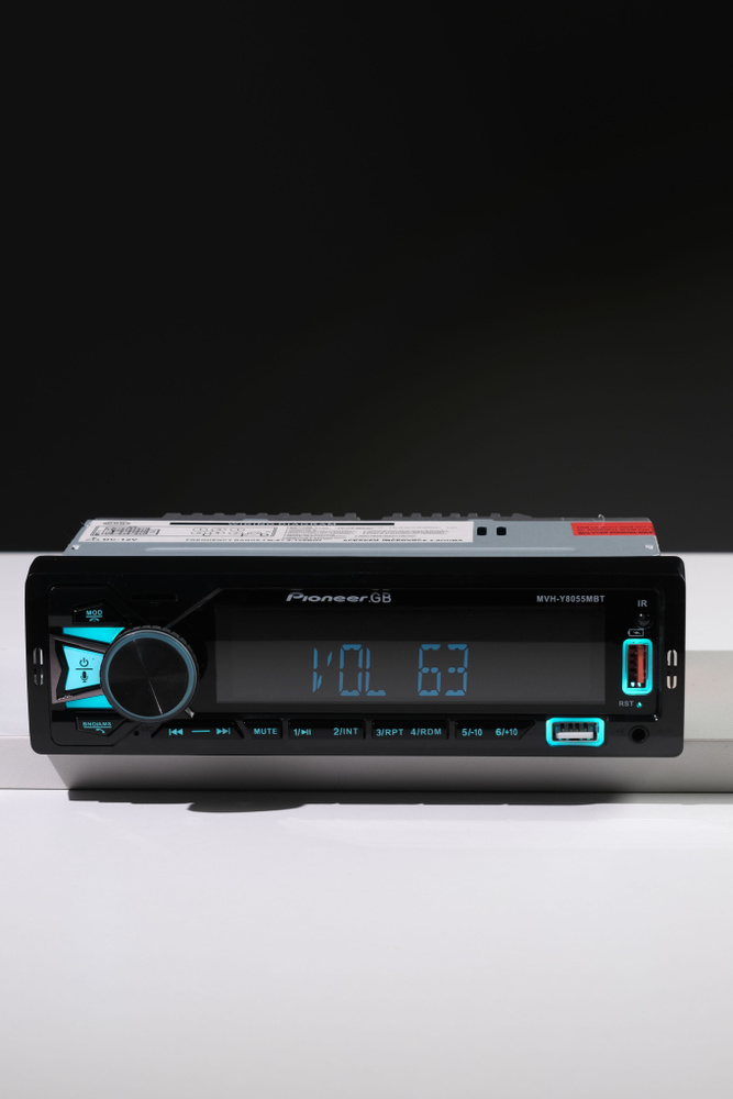 Магнитола для авто с блютуз / 1 Din / Pioneer купить на OZON по низкой ...