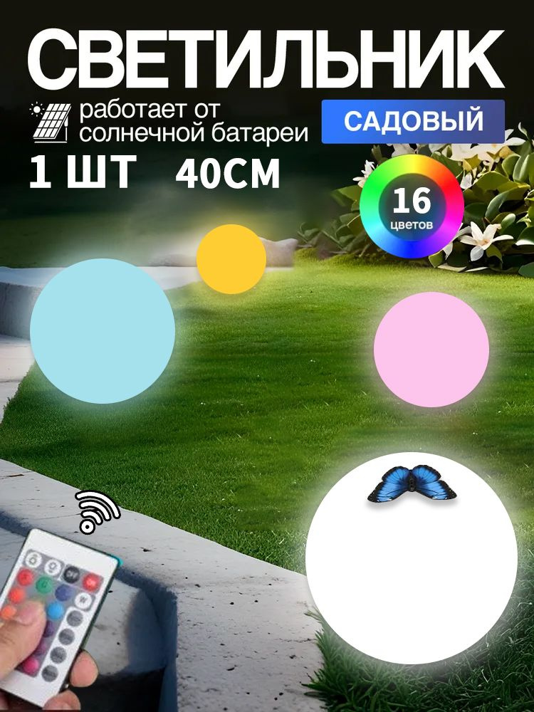 Уличный светильник, 1.2W, количество ламп:1шт #1