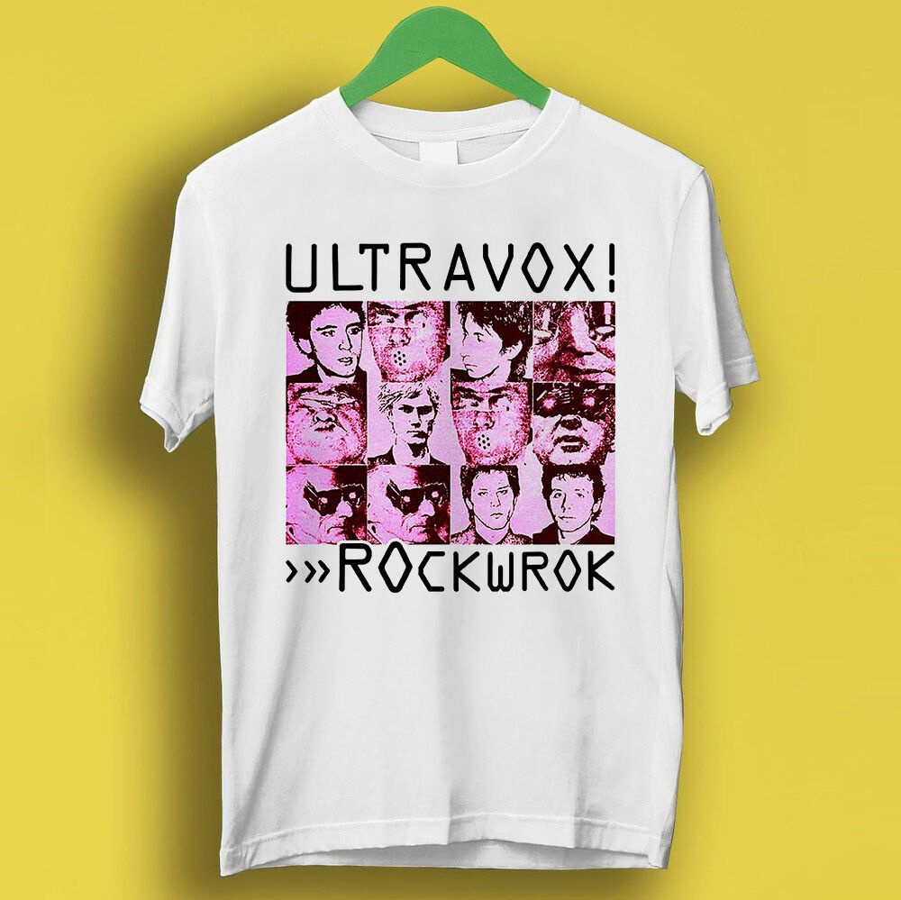 Футболка Футболка Ultravox Rockwrok New Wave Pop Retro Cool Top Gift Tee T Shirt P1268 1 шт #1