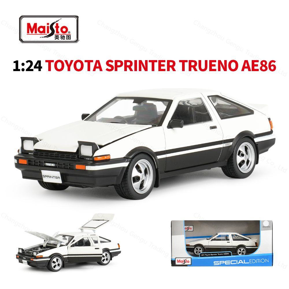 Maisto 1:24 Toyota Sprinter Trueno AE86 , отлитая под давлением