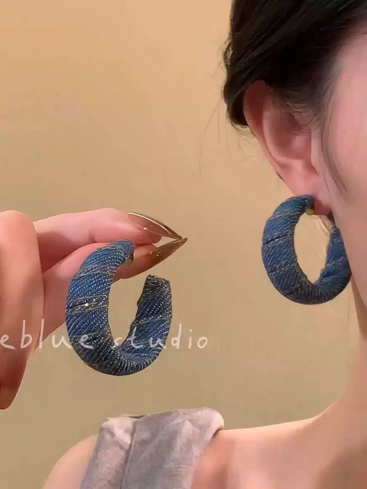 Серьги кольца #1