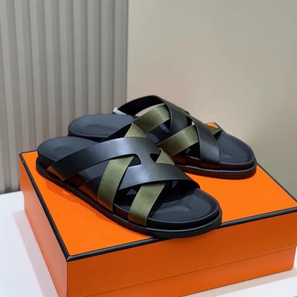 Тапочки Hermes #1