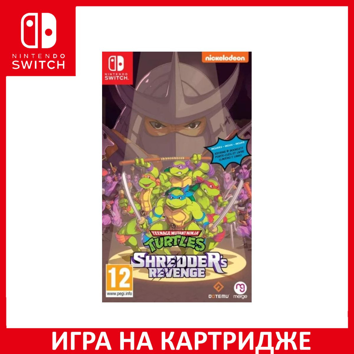 Игра на Картридже TMNT Teenage Mutant Ninja Turtles (Черепашки Ниндзя): Shredder's Revenge (Switch)