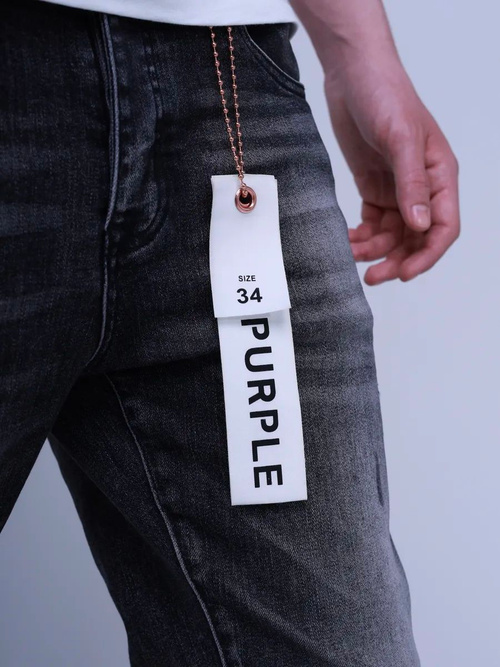 Джинсы Мужской purple brand черный сахара бойфренды, зауженные