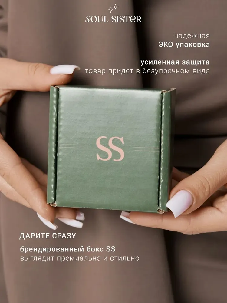 Каффы на ухо объемные капельки без прокола, серебристые, золотистые, Soul Sister, серебристый, фото 5