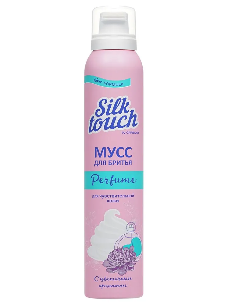 Carelax Пена для бритья мусс Perfume Silk Touch 200мл, 200 мл, фото 4