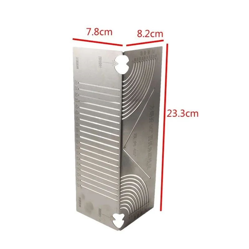 Аксессуар для линейки/угольника 23.3мм х 10мм, Нержавеющая сталь  #3